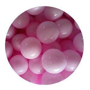 Lot de 50 balles rose pastel