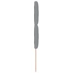 vidaXL Tête de lit avec des lumières à LED Gris clair 100 cm tissu