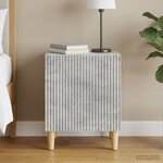 vidaXL Cabinet de chevet Gris béton 43 x 34 5 x 50 cm