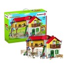 SCHLEICH - Figurine 42407 Ferme avec étable et animaux