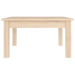 vidaXL Table basse 55x55x30 cm Bois massif de pin