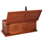 vidaXL Coffre de rangement 60x25x22 cm Bois d'acacia solide