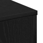 vidaXL Table basse Chêne noir 60 x 60 x 31 5 cm Bois d'ingénierie