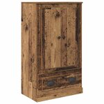 vidaXL Haut Armoire avec tiroir 3 Pièces Bois Ancien Bois d'ingénierie