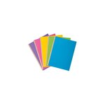Paquet De 10 Chemises À Soufflet Dos Toilé Rock''s 320g/m2 - 24x32cm - Couleurs Assorties - X 10 - Exacompta