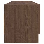 vidaXL Garde-robe Chêne marron 100x32 5x35 cm Bois d'ingénierie