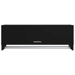 vidaXL Garde-robe noir 100x32 5x35 cm bois d'ingénierie