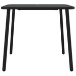 vidaXL Table de jardin anthracite 80x80x71 cm acier