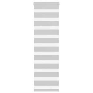 vidaXL Store zèbre gris clair largeur du tissu 45 9 cm polyester