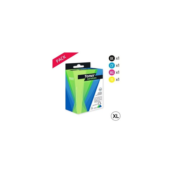 Pack de 4 cartouches d'encre Epson 503XL Noir et couleurs Toner Services