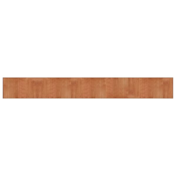 vidaXL Tapis rectangulaire marron 60x500 cm bambou
