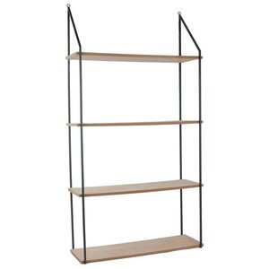 Etagère échelle plateaux en bois home 4 plateaux