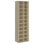 vidaXL Armoire à chaussures chêne sonoma 54x34x183cm bois d'ingénierie