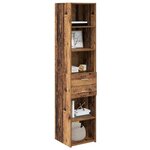 vidaXL Haut Armoire Bois Ancien 40 x 42 5 x 185 cm Bois d'ingénierie