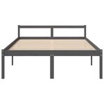 vidaXL Lit pour personne âgée sans matelas 150x200 cm bois pin massif