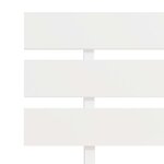 vidaXL Cadre de lit sans matelas blanc bois de pin massif 90x200 cm