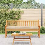 vidaXL Set de coussins de palette 2 Pièces Beige 200 x 40 x 8 cm