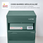 Boîte à colis Extra Large Vert 2 portes Acier galvanisé SMART PARCEL BOX™