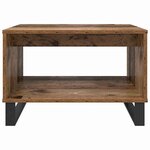 vidaXL Table basse Bois ancien 60 x 50 x 40 cm Bois d'ingénierie