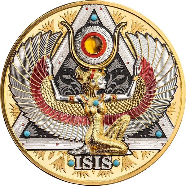 Pièce de monnaie en Argent 5000 Francs g 155.5 (5 oz) Millésime 2025 Gold Grandeur ISIS