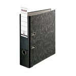 Classeur À Levier Papier Marbré A4 Recycling Plus - Gris-dos Noir - X 10 - Falken