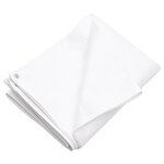 vidaXL Bâche 260 g/m² 6x6 m Blanc PEHD