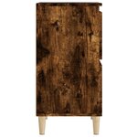 vidaXL Buffets 2 Pièces chêne fumé 60x35x70 cm bois d'ingénierie