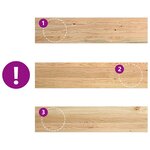 vidaXL Marches d'escalier 4Pièces non traité 110x30x2cm bois chêne massif