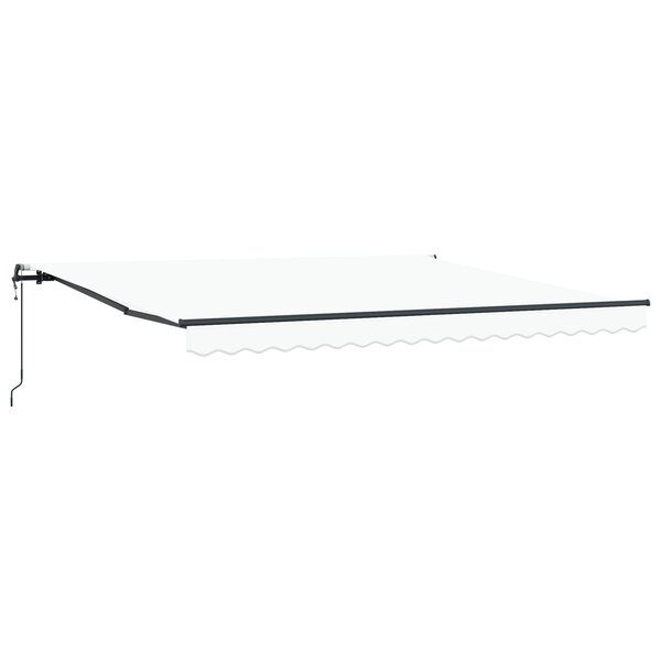 Auvent Rétractable Automatique vidaXL Blanc 400x300 cm