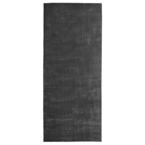 vidaXL Tapis de couloir lavable pliable Anthracite 80x200 cm Polyester