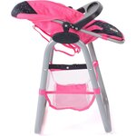 Bayer Chic 2000 655-84 - Chaise haute pour poupées Rose à pois