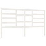 vidaXL Tête de lit Blanc 206x4x104 cm Bois massif de pin