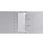 vidaXL Clôture de pelouse flexible 15 Pièces Acier galvanisé 100x14 cm