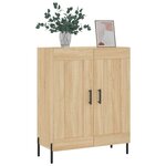vidaXL Buffet chêne sonoma 69 5x34x90 cm bois d'ingénierie
