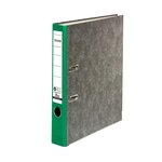 Classeur À Levier Papier Marbré A4 Recycling - Gris-dos Vert - X 25 - Falken