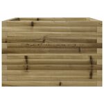 vidaXL Jardinière 70x70x46 cm bois de pin imprégné