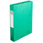 Boite De Classement Cartobox Dos 60mm Carte Lustrée - A4 - Vert - X 10 - Exacompta