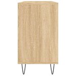 vidaXL Armoire salle de bain chêne sonoma 80x33x60cm bois d'ingénierie