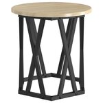 vidaXL Table d'appoint 2 Pièces Chêne Sonoma Bois d'ingénierie et acier