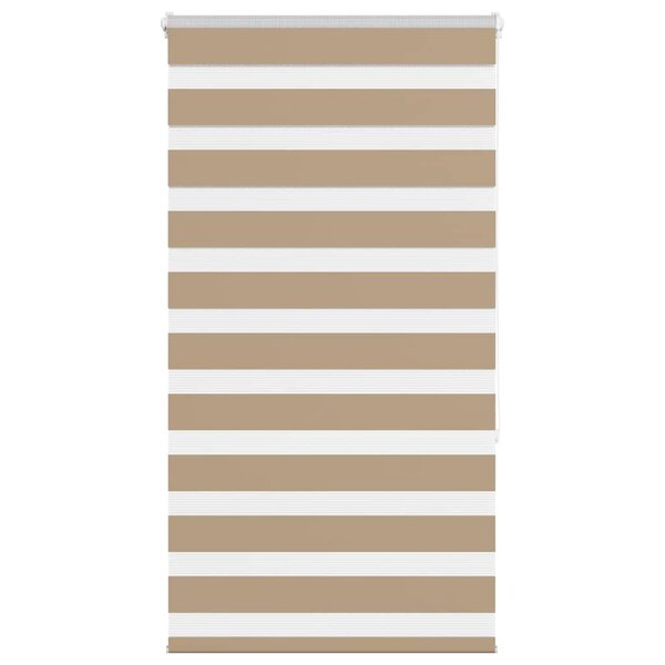 vidaXL Store zèbre marron sable largeur du tissu 70 9 cm polyester