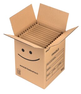 Carton ultra renforcé 24-48 assiettes