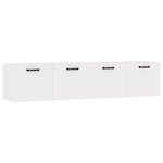 vidaXL Armoires murales 2 Pièces Blanc 60x36 5x35 cm Bois d'ingénierie