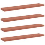 vidaXL Étagère Murale 4 Pièces Rouge 120 x 23 5 x 4 cm Bois d'ingénierie