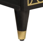 vidaXL Table de chevet 40x33x46 cm Bois de manguier solide