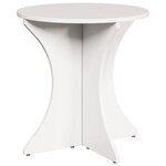 vidaXL Table basse 2 Pièces Blanc 46 x 46 x 47 cm Bois massif en pin