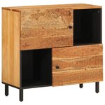 vidaXL Armoire latérale 80x33x75 cm bois massif d'acacia
