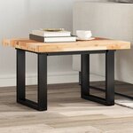 vidaXL Dessus de table carré 60x60x4 cm bois massif d'acacia