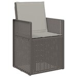 vidaXL Ensemble de salle à manger pour jardin 7 Pièces Gris clair PP