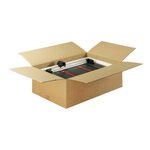 15 cartons d'emballage 21.5 x 15 x 5 5 cm - Simple cannelure