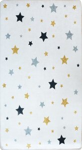 Tapis enfant Etoile 80 x 150 cm - Ecru
